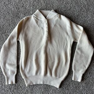 Vintage and NWT! L.L. Bean Cream Sweater